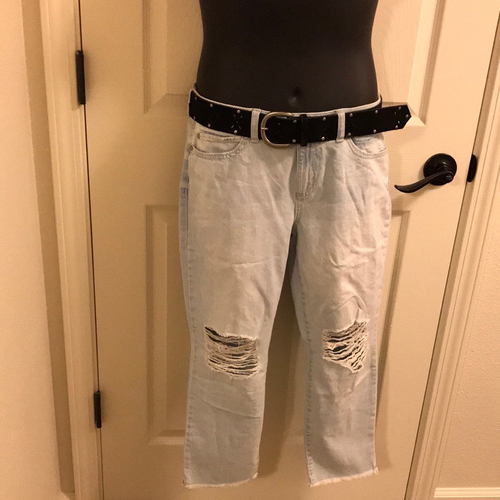 Above ankle jeans